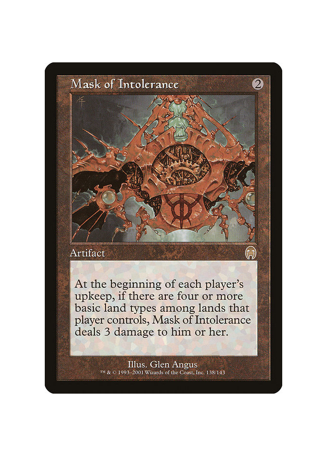 Mask of Intolerance - Foil