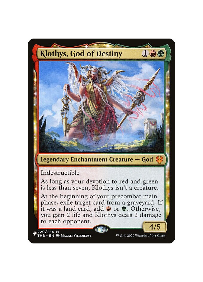 Klothys, God of Destiny