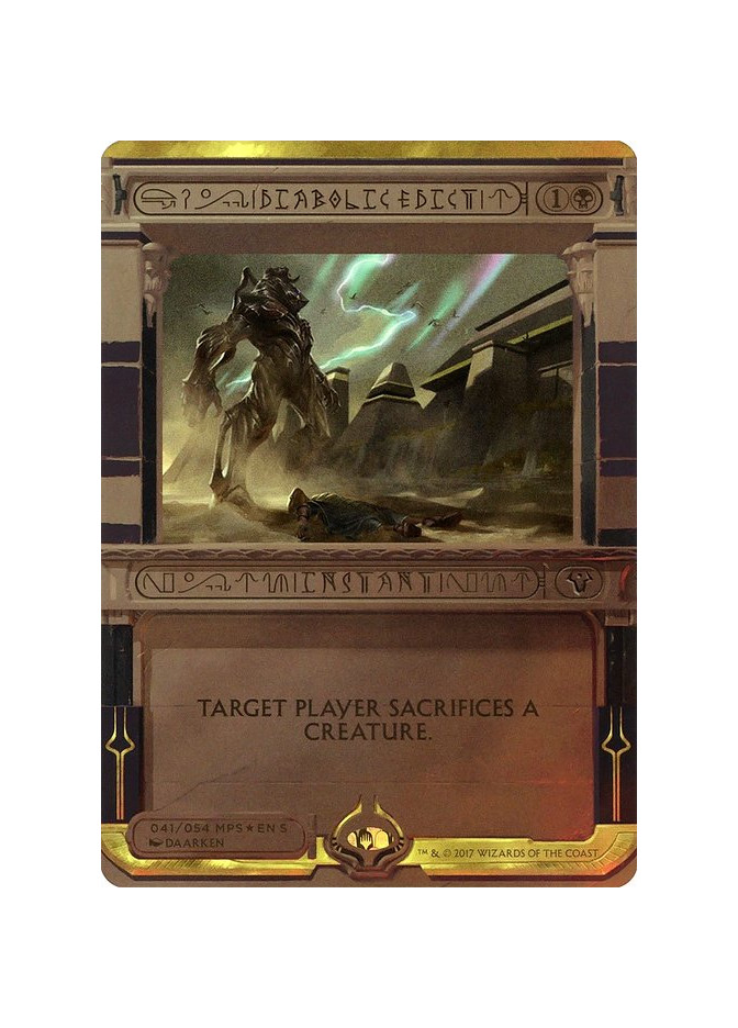 Diabolic Edict - Foil
