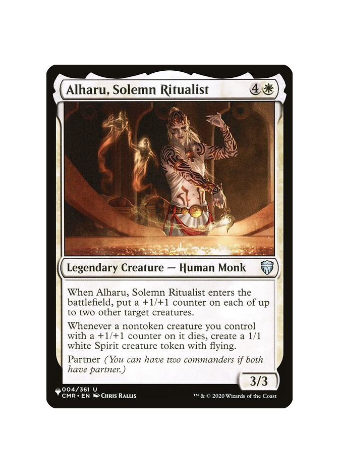 Alharu, Solemn Ritualist