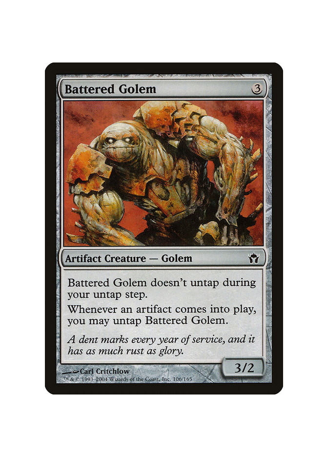 Battered Golem - Foil