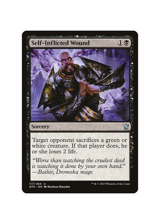 Self-Inflicted Wound - Foil
