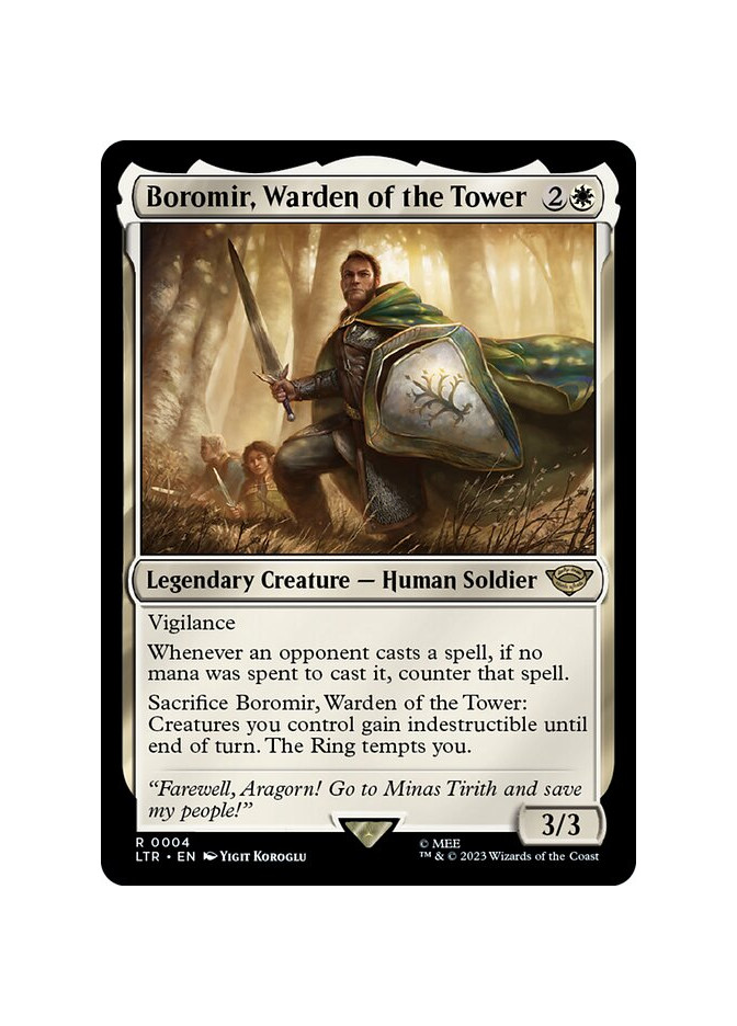 Boromir, Warden of the Tower - Foil