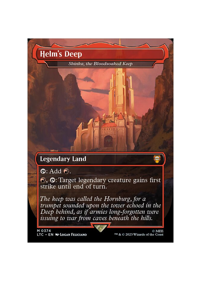 Shinka, the Bloodsoaked Keep - Foil