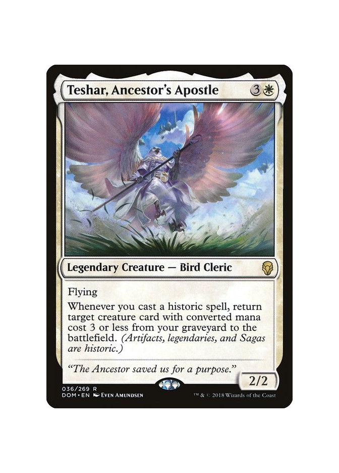 Teshar, Ancestor's Apostle