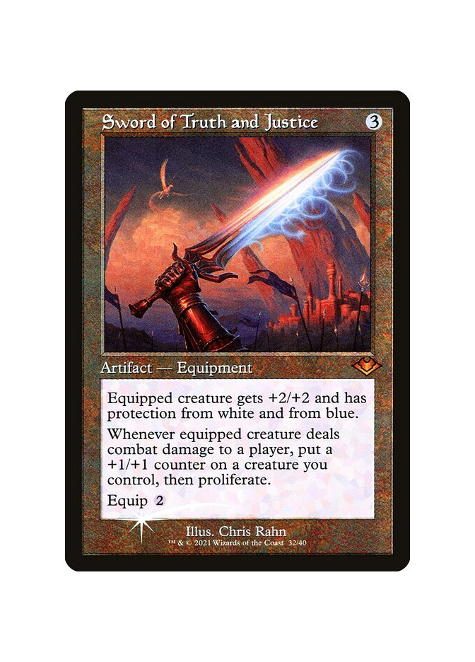 Sword of Truth and Justice - Foil