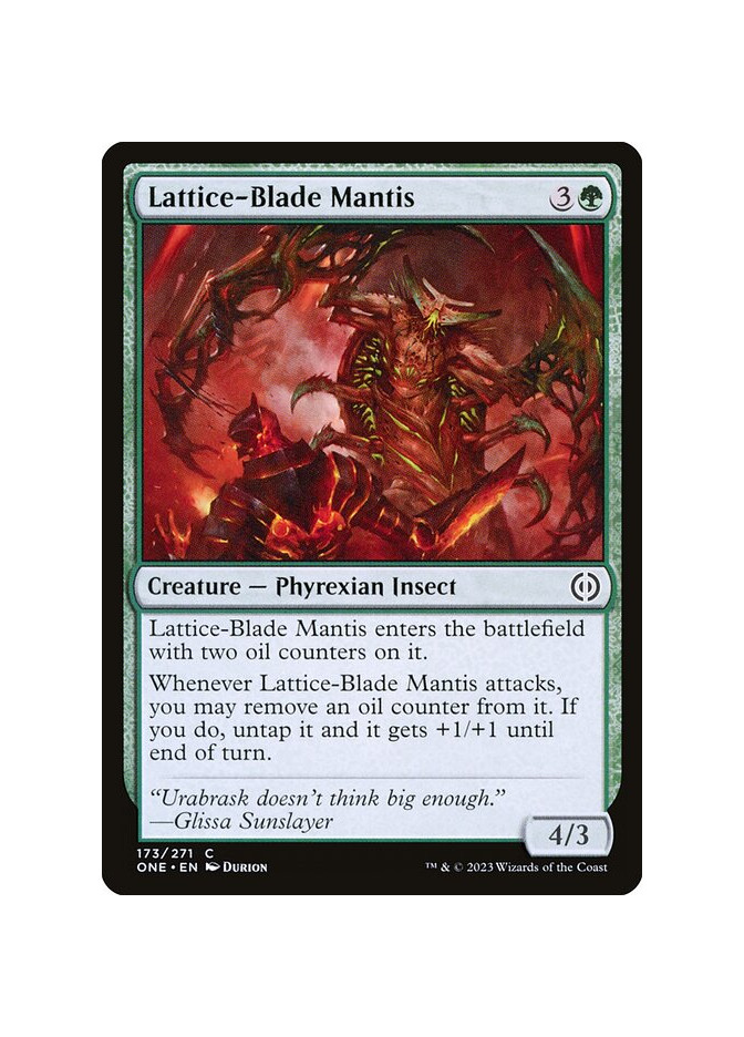 Lattice-Blade Mantis - Foil