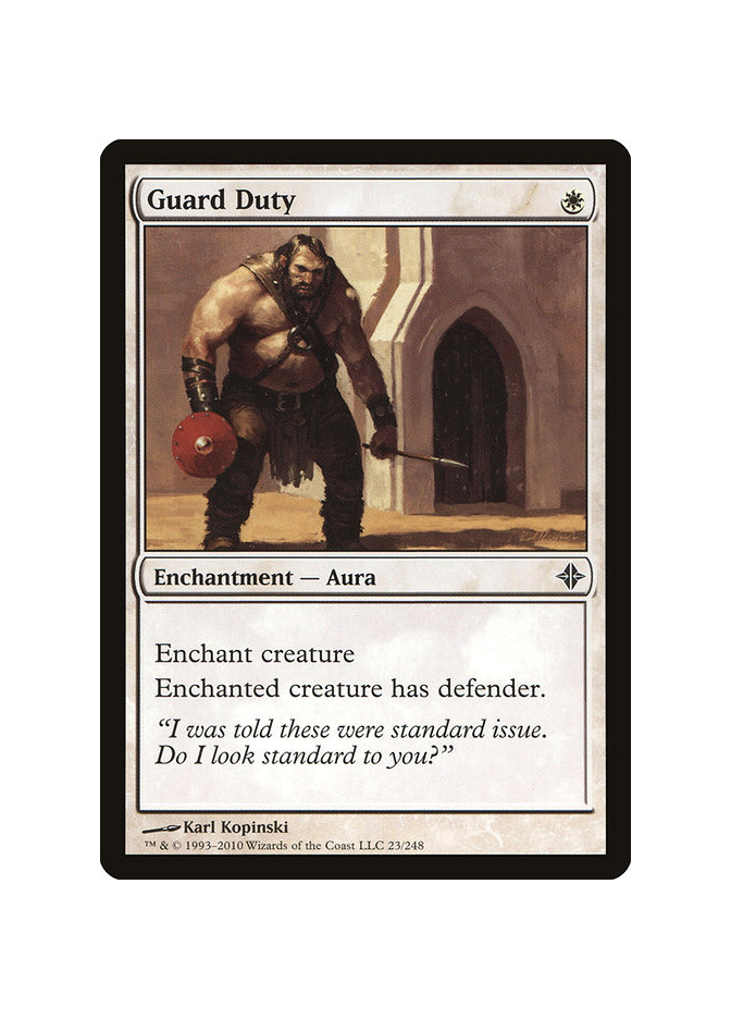 Guard Duty - Foil