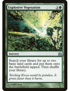 Explosive Vegetation