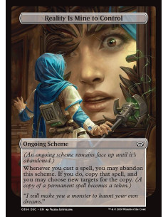 Reality Is Mine to Control