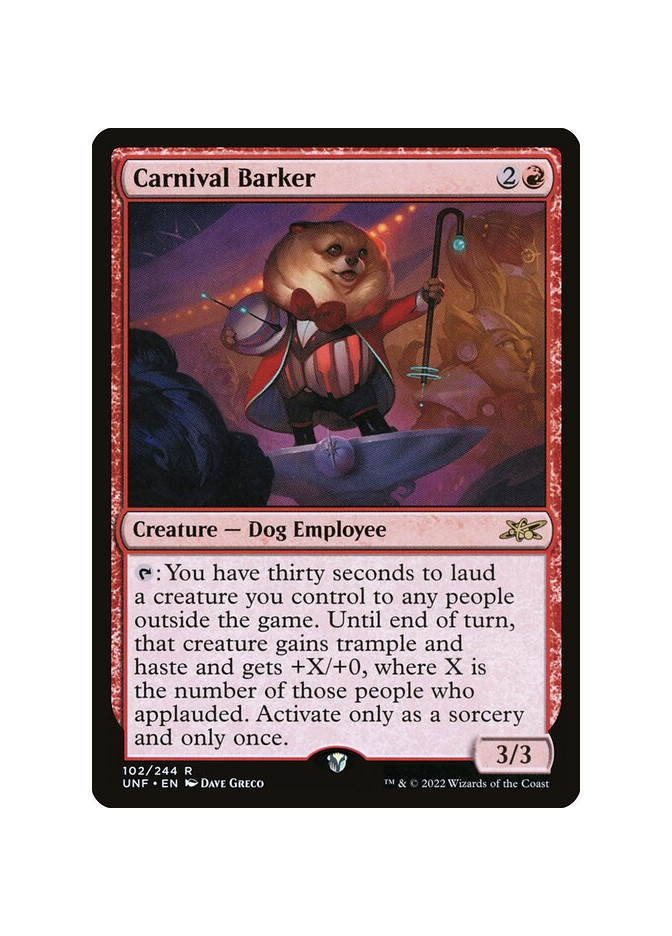 Carnival Barker - Foil