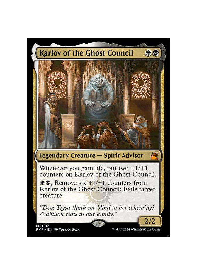 Karlov of the Ghost Council - Foil