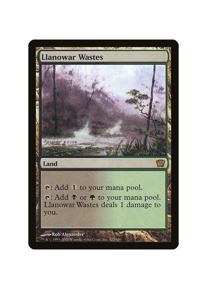 Llanowar Wastes - Foil