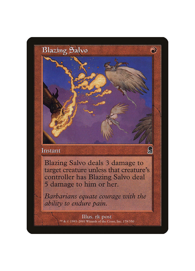 Blazing Salvo - Foil
