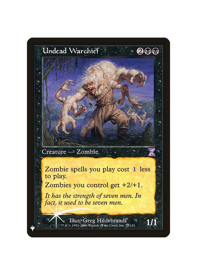 Undead Warchief - Foil
