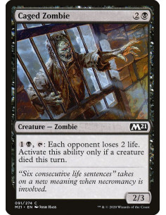 Caged Zombie