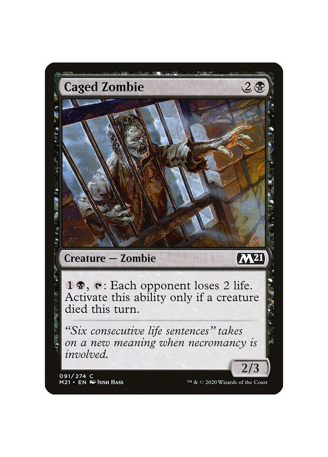 Caged Zombie - Foil