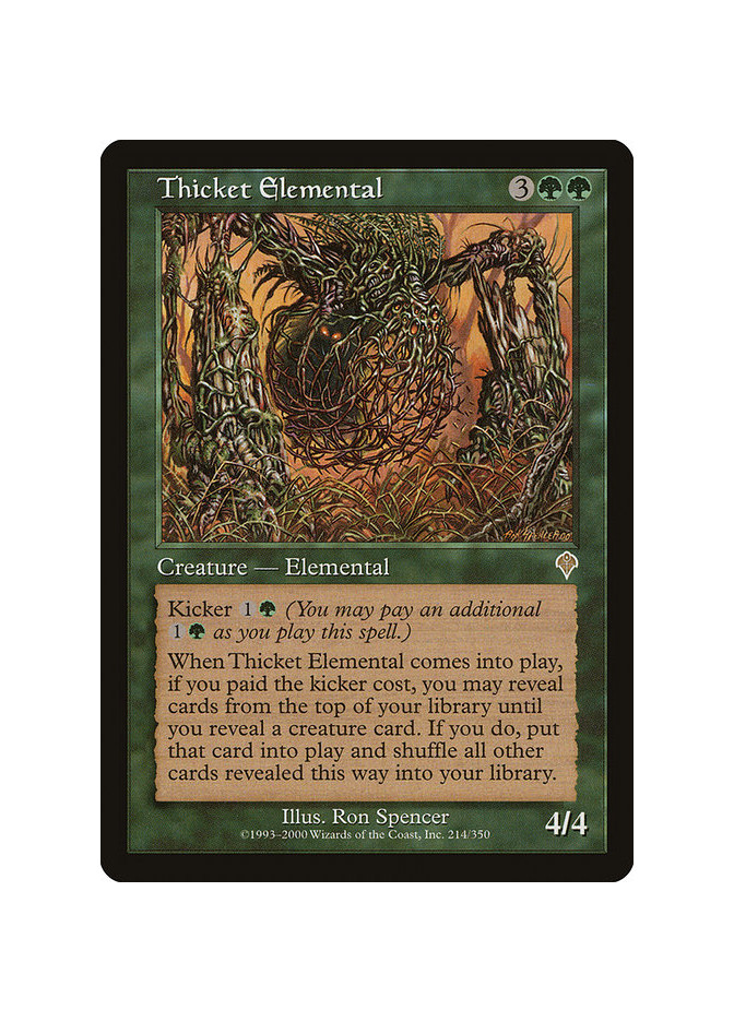 Thicket Elemental - Foil