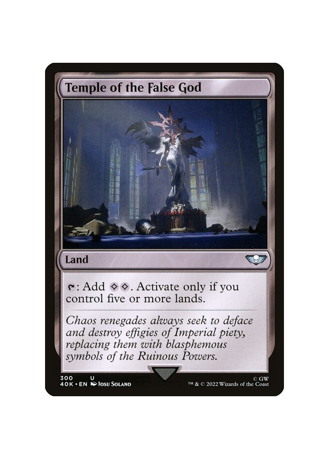 Temple of the False God