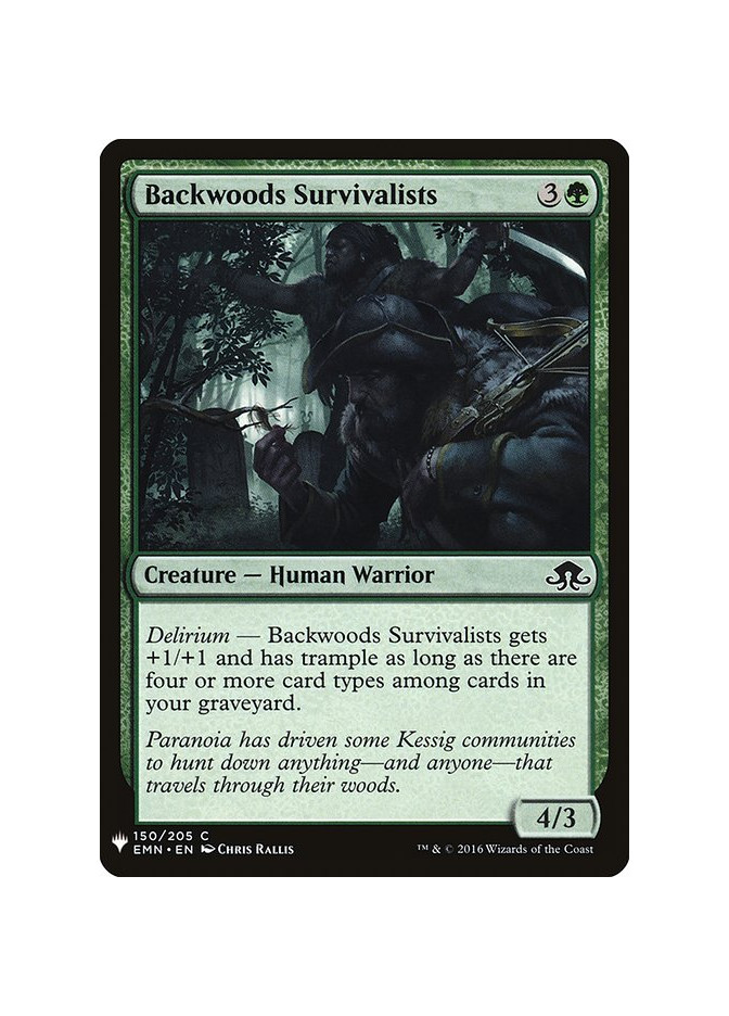 Backwoods Survivalists