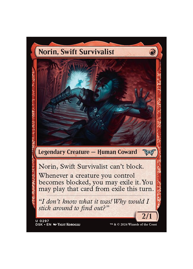 Norin, Swift Survivalist