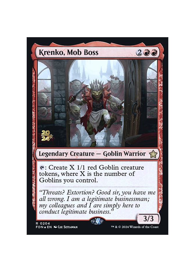 Krenko, Mob Boss - Foil