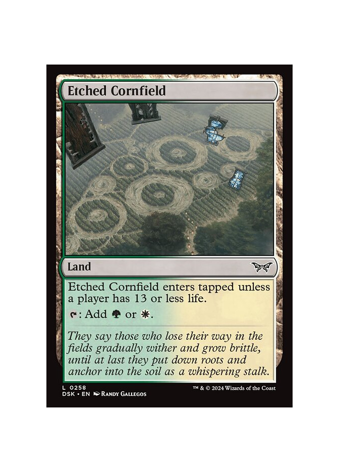 Etched Cornfield - Foil