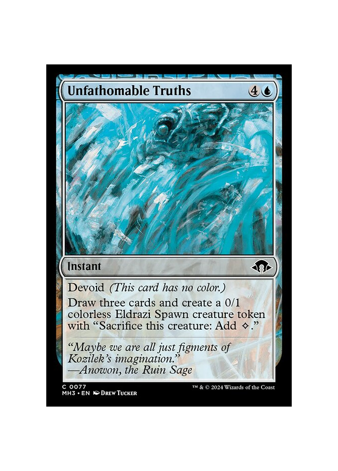 Unfathomable Truths - Foil