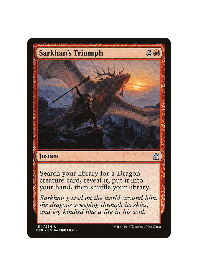 Sarkhan's Triumph - Foil