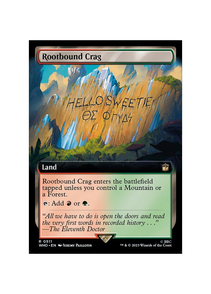 Rootbound Crag - Foil