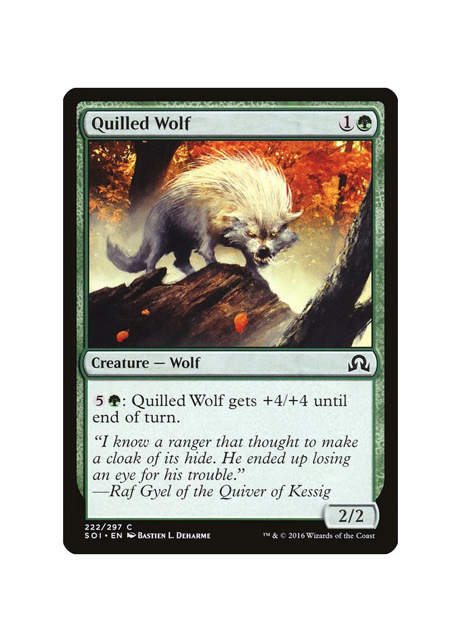 Quilled Wolf