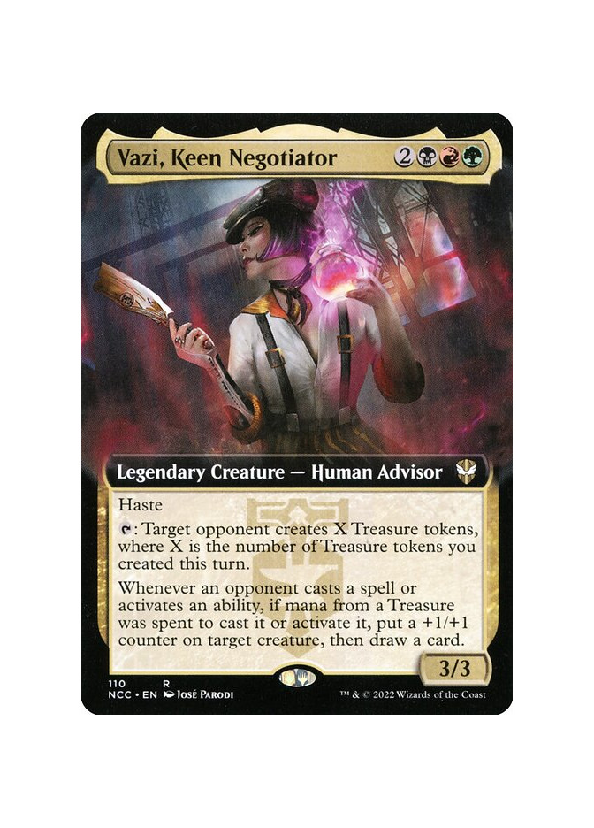 Vazi, Keen Negotiator