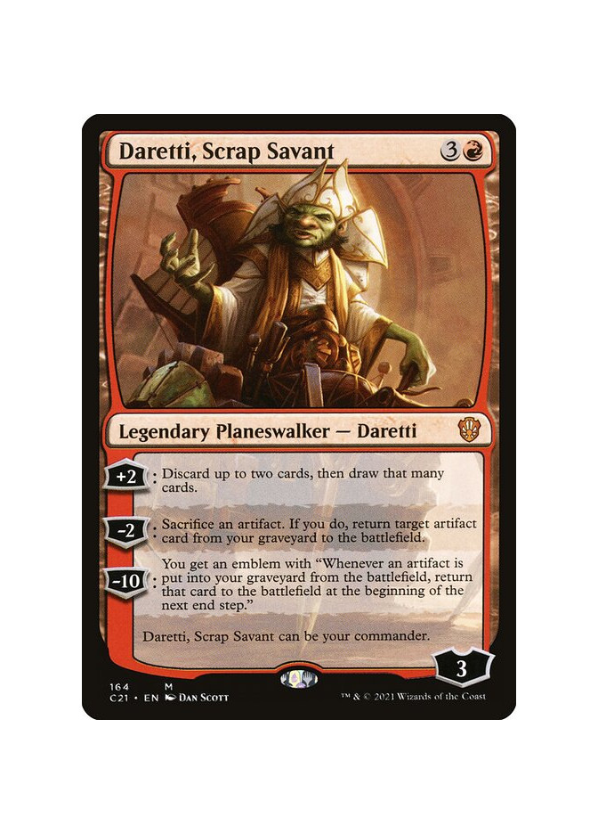 Daretti, Scrap Savant