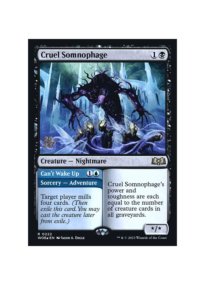 Cruel Somnophage // Can't Wake Up - Foil