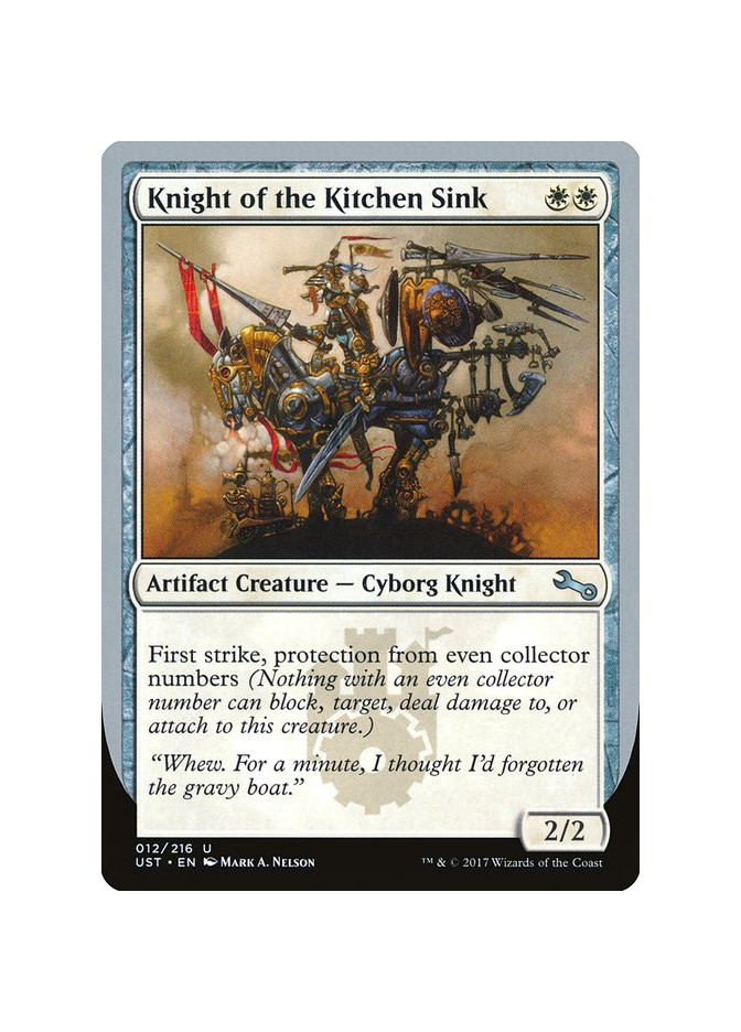 Knight of the Kitchen Sink