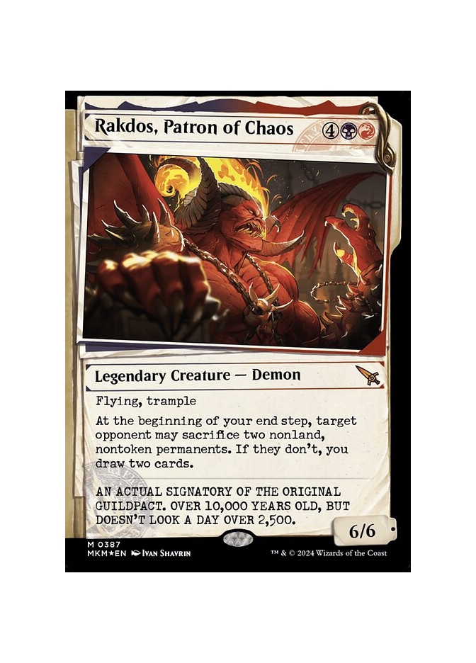 Rakdos, Patron of Chaos - Foil