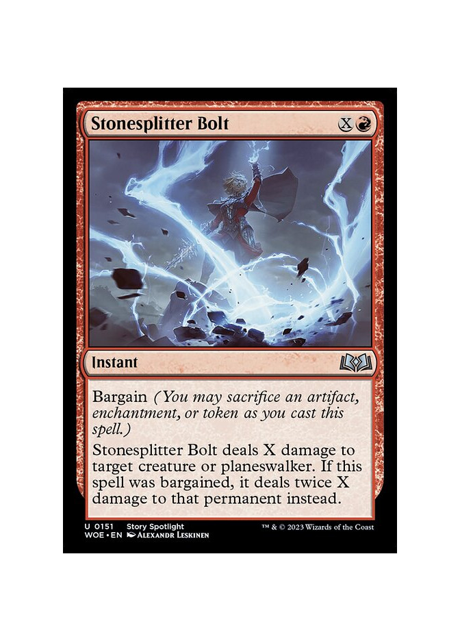 Stonesplitter Bolt - Foil