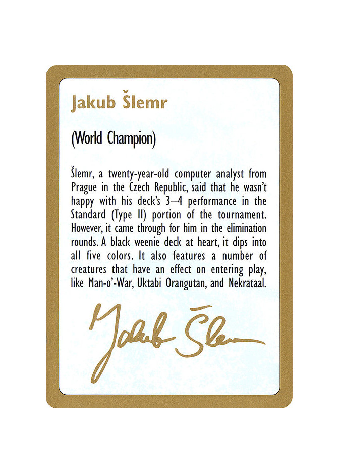 Jakub Šlemr Bio