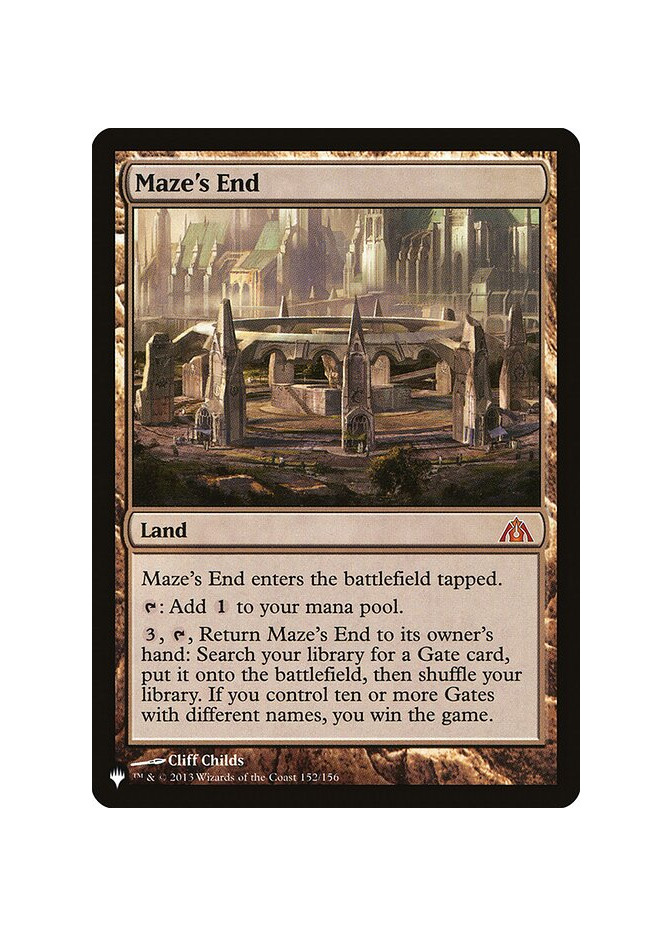Maze's End
