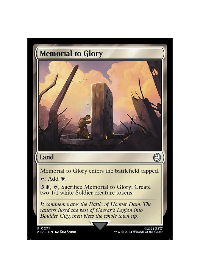 Memorial to Glory - Foil