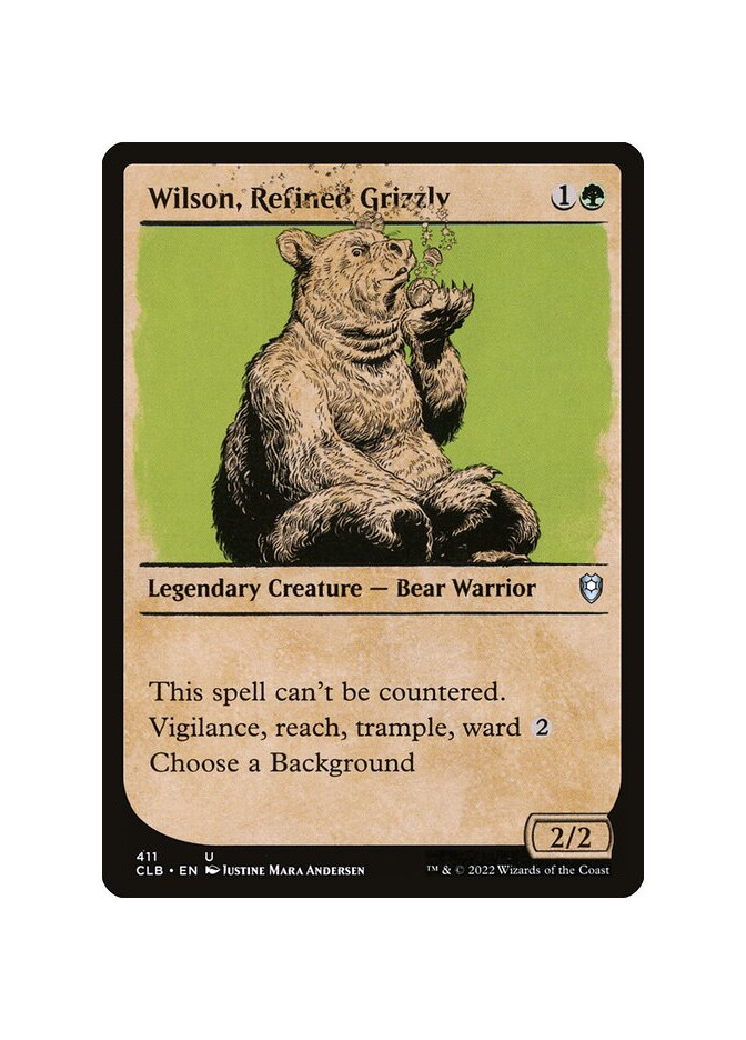 Wilson, Refined Grizzly