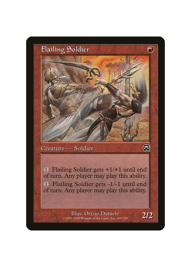 Flailing Soldier - Foil