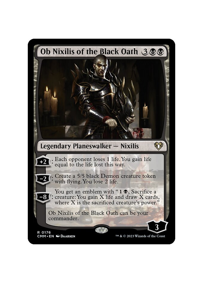 Ob Nixilis of the Black Oath - Foil