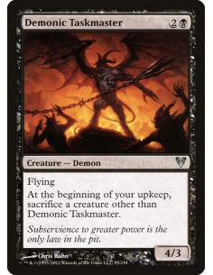 Demonic Taskmaster - Foil
