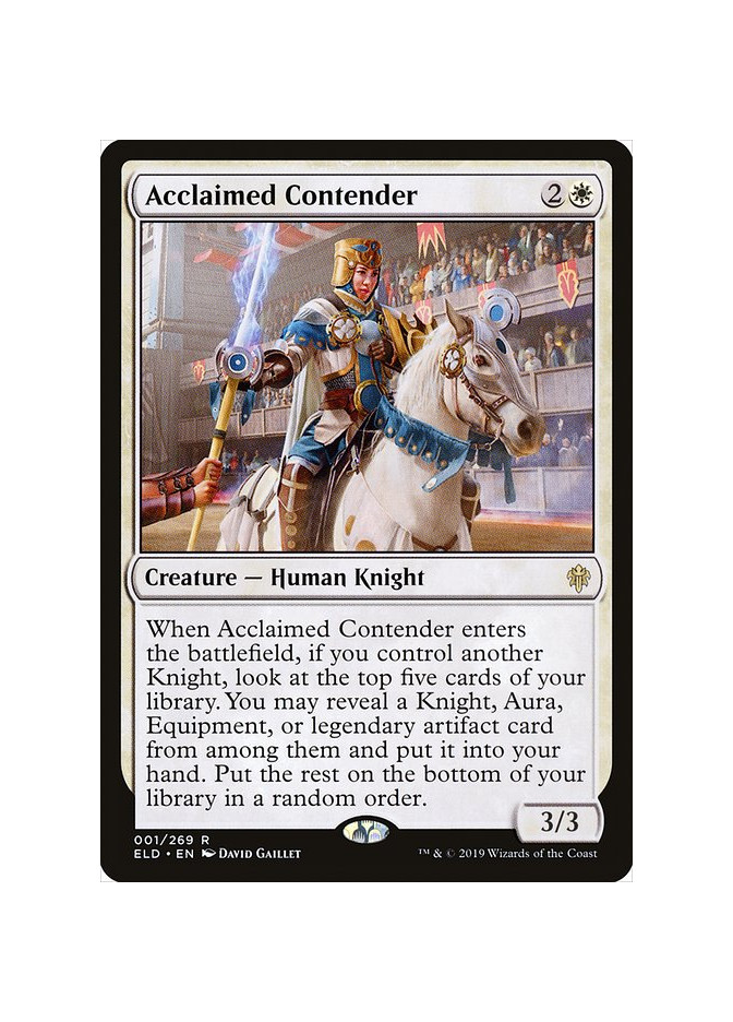 Acclaimed Contender - Foil