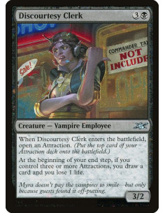 Discourtesy Clerk - Foil