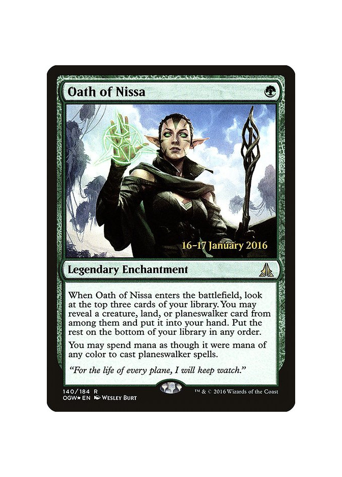 Oath of Nissa - Foil