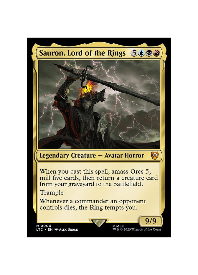 Sauron, Lord of the Rings - Foil