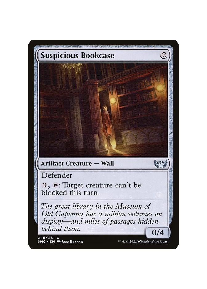 Suspicious Bookcase - Foil