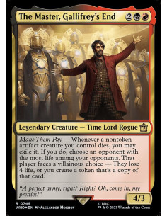 The Master, Gallifrey's End - Foil